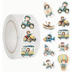 Transportation Stickers, Cartoon